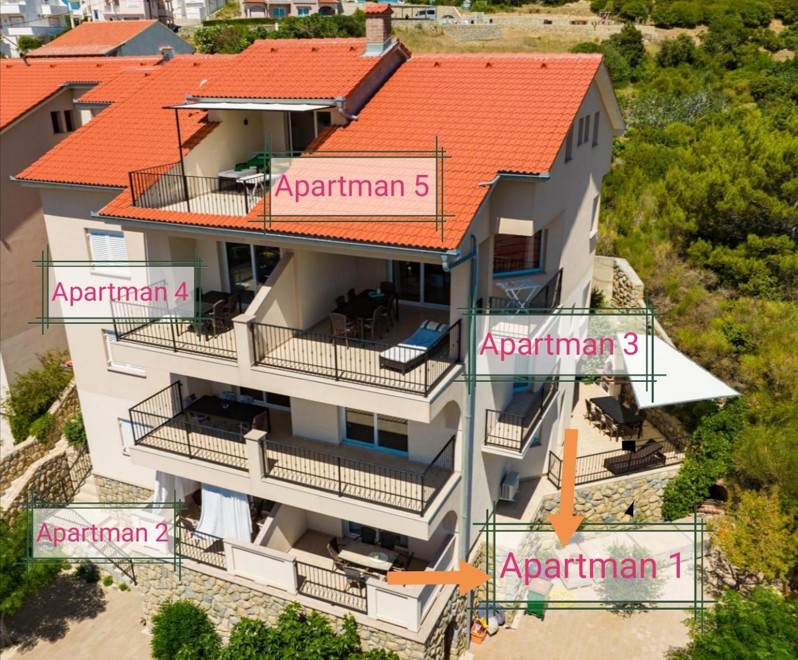 Haus Mit Meerblick Лопар Екстериор снимка
